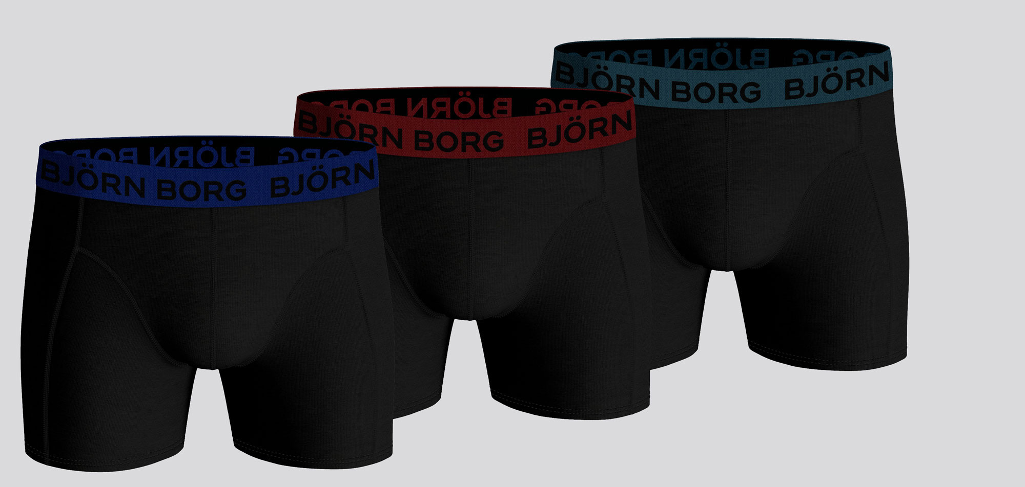 Bjorn Borg Boxershort 3-Pack 608 Cotton Stretch MP010, color Nee